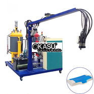 Máy phun foam Pu áp suất cao làm gối chống mỏi