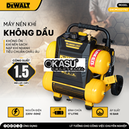 MÁY NÉN KHÍ KHÔNG DẦU 17L DEWALT DXCM3321782 