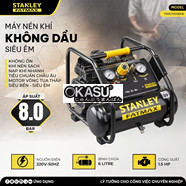 MÁY NÉN KHÍ KHÔNG DẦU 6L STANLEY FATMAX FMXCMS156HE 