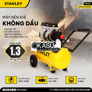 Máy nén khí không dầu 24L Stanley SXCMS1324HE 