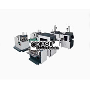 Máy làm hộp cứng tự động trạm kép (2 dán góc, 2 thụt) LS-900A