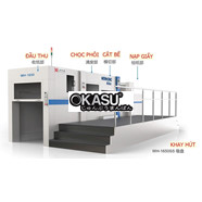Máy bế carton tự động cấp phôi con lăn (Hoặc tùy chọn hút dưới hoặc trên) WH-1500ss/1650ss 