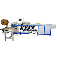 Máy làm sổ lò xo, lịch lò xo tự động (Đục lỗ, lồng, cắt bóp lò xo) HB-520PB