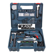 Máy khoan động lực Bosch GSB 550 SET100 – Vali 100 phụ kiện