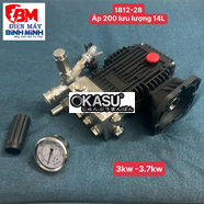 Đầu Bơm Máy Rửa Xe Shinko SK-1812 (trục âm 28mm) 