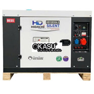 Máy Phát Điện Chạy Dầu 12Kva Hidachi HD12KVA-3