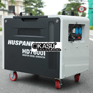Máy Phát Điện Chạy Dầu Inverter 6Kw Huspanda HD7600I
