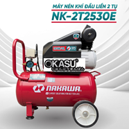 Máy Nén Khí 30L Đầu Liền 2 Tụ Nakawa NK-2T2530E