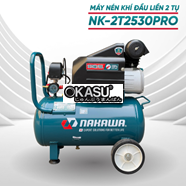 Máy Nén Khí 30L Đầu Liền 2 Tụ Nakawa NK-2T2530Pro