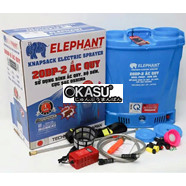 Bình phun thuốc trừ sâu 20L Elephant 20S (2 ắc quy)