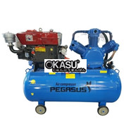 Máy Nén Khí Chạy Dầu Diesel 10Hp 330L Pegasus TM-W-1.0/8