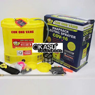 Bình Phun Xịt Điện 16 Lít Con Ong Vàng COV-16 (Bơm Đôi)
