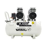 Máy Nén Khí Không Dầu Wing 2HP TW-OF750x2 50L