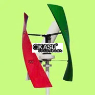 Máy phát điện gió tuabin gió thẳng đứng 2kW 96V sử dụng từ trường