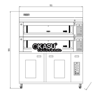 Lò nướng bánh Bresso HBWO-3210