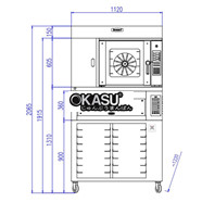 Lò nướng kết hợp Bresso HBWO-2015-ZS1