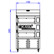 Lò nướng bánh Bresso HBWO-3003H-ZS3