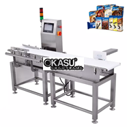 Máy cân kiểm định trọng lượng dạng đai 3 kg, màn hình cảm ứng