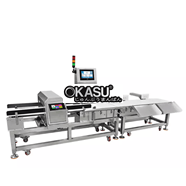 Máy dò kim loại băng tải kiêm cân kiểm tra trọng lượng CQ-XP210-910K