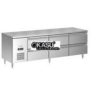Bàn mát inox 6 ngăn kéo Klaus KDC-2.1-3N