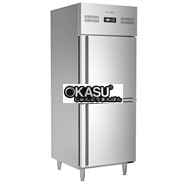 Tủ đông đứng hai cánh inox Klaus KUF-2HD