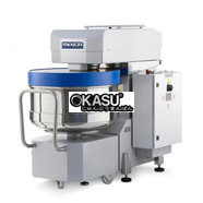 Máy trộn xoắn đơn với xe đẩy đựng tô có thể tháo rời thương hiệu POLIN (Ý) Evo 80-300 