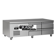 Bàn mát 4 ngăn kéo inox Klaus KBU-1.1-4