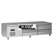 Bàn mát 4 ngăn kéo inox Klaus KBU-2.1-4