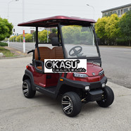 Xe golf 2 chỗ ngồi, đạt chuẩn EEC, màu đỏ, mã Z2 