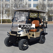 Xe golf đa dụng 4 chỗ ngồi R2C màu vàng 