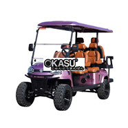 Xe golf 6 chỗ ngồi K4C màu hồng, hàng mới về 