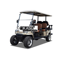 Xe golf đa dụng 6 chỗ ngồi E4C màu vàng 