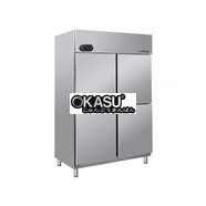Tủ đông mát 4 cánh inox Berjaya BS DU2F2C/Z