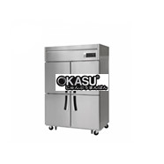 Tủ mát đứng 4 cánh inox dung tích 1.100 lít Fujee 