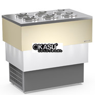 Tủ trưng bày kem Framec CARRARA CREAM 6