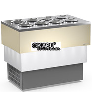 Tủ trưng bày kem Framec CARRARA CREAM 8