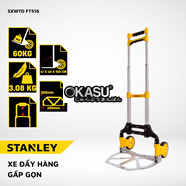Xe đẩy hàng 2 bánh Stanley FT516 – Tải trọng 60kg 