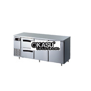Bàn mát 2 ngăn kéo kết hợp 2 cửa mở Fujee LT-1834R-DSS