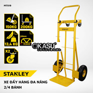 Xe đẩy hàng chuyển đổi 2 – 4 bánh Stanley MT519 