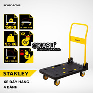 Xe đẩy hàng 4 bánh Stanley PC508 – Tải trọng 150kg 