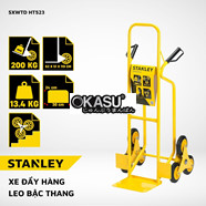 Xe đẩy hàng leo cầu thang Stanley HT523 – Tải trọng 200kg  