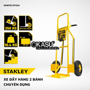 Xe đẩy hàng 2 bánh Stanley HT524 – Tải trọng 250kg 