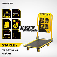 Xe đẩy hàng 4 bánh Stanley PC527 – Tải trọng 150kg  