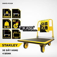 Xe đẩy hàng 4 bánh Stanley PC528 – Tải trọng 300kg 