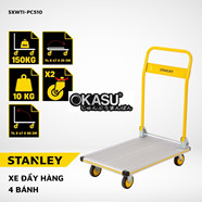 Xe đẩy hàng 4 bánh Stanley PC510 – Tải trọng 150/160kg 