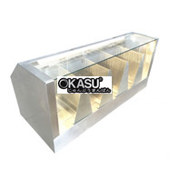 Tủ trưng bày kiêm tủ giữ ấm thức ăn - Ba cửa HP-1200AS  