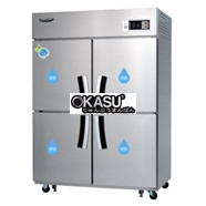 Tủ đông inox 4 cánh Lassele LD-1143F