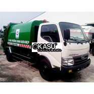 Xe ép chở rác Hino 6 khối