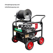 Máy phun nước áp lực cao chạy bằng diesel để làm sạch cống rãnh BXK-3015