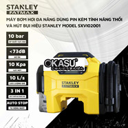 Máy bơm hơi đa năng dùng pin kèm tính năng thổi và hút bụi hiệu STANLEY SXVI02001